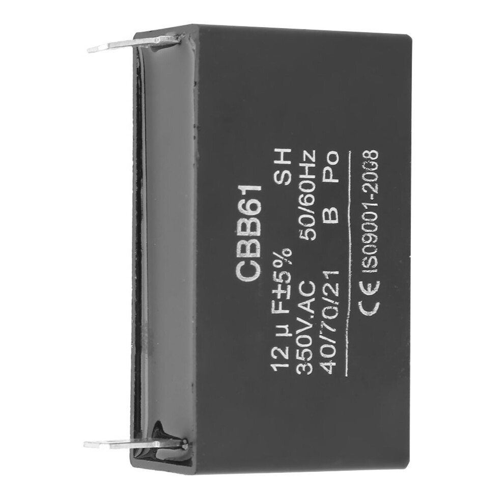 Cbb61 12Uf 350Vac Generator Capacitor, Plastic 3081393772153