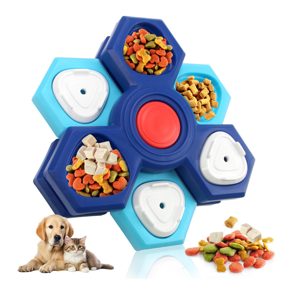 Pet Dog Treat Puzzle Slow Feeders Puppy-three ier feeder