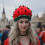 Winter Fruit Shape Hat for Stage Performances Festival-Blue 2