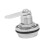 Secure Zinc Alloy Cam Lock for Lockers 3 Digit Pass Code Silver Colour 1