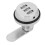 Secure Zinc Alloy Cam Lock for Lockers 3 Digit Pass Code Silver Colour 2