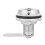Secure Zinc Alloy Cam Lock for Lockers 3 Digit Pass Code Silver Colour 5