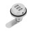Secure Zinc Alloy Cam Lock for Lockers 3 Digit Pass Code Silver Colour 6