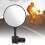360 Adjustable Bicycle Rearview Mirror Black 8cm 3