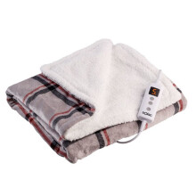 Coperta elettrica - SOLAC - 120 W - 150x90 cm - 8 livelli di temperatura - Timer 9 h