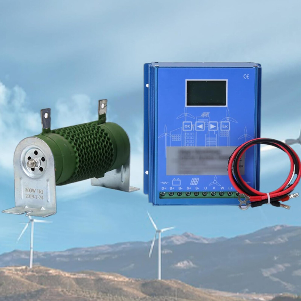 48V 1200W Wind Solar Hybrid Inverter Mppt Charge Controller For Off Grid Power System With Automatic Dump Load 9330225572695