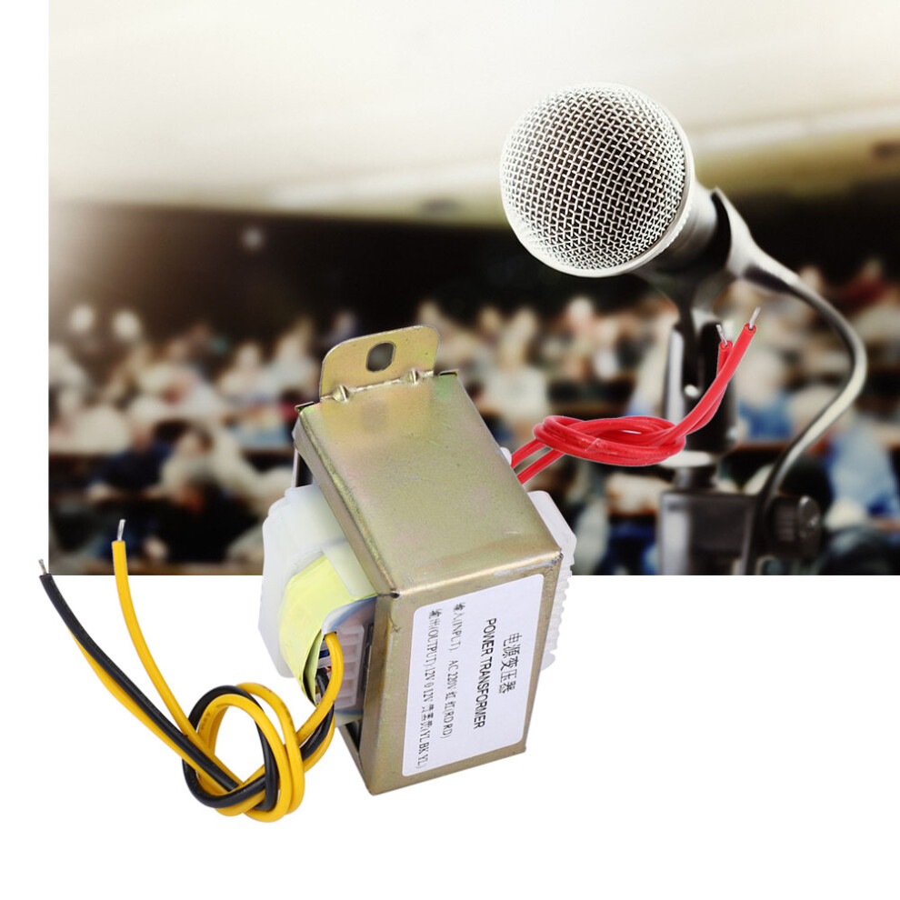 Dual Ac 220V To 12V 30W Power Transformer For 2.1 Channel Amplifier Board 4691393773624