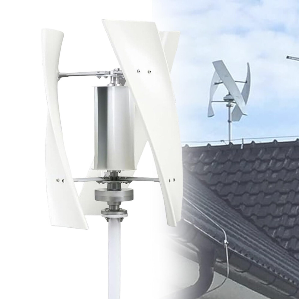 12V 24V Vertical Axis Wind Turbine Generator With Mppt Controller For Home And Rv Off Grid Charging 9330225572763