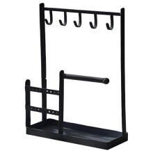 Multifunctional Jewelry Display Rack Earrings Necklace Organizer Stand Women Bracelet Watch Desktop Storage Rack A