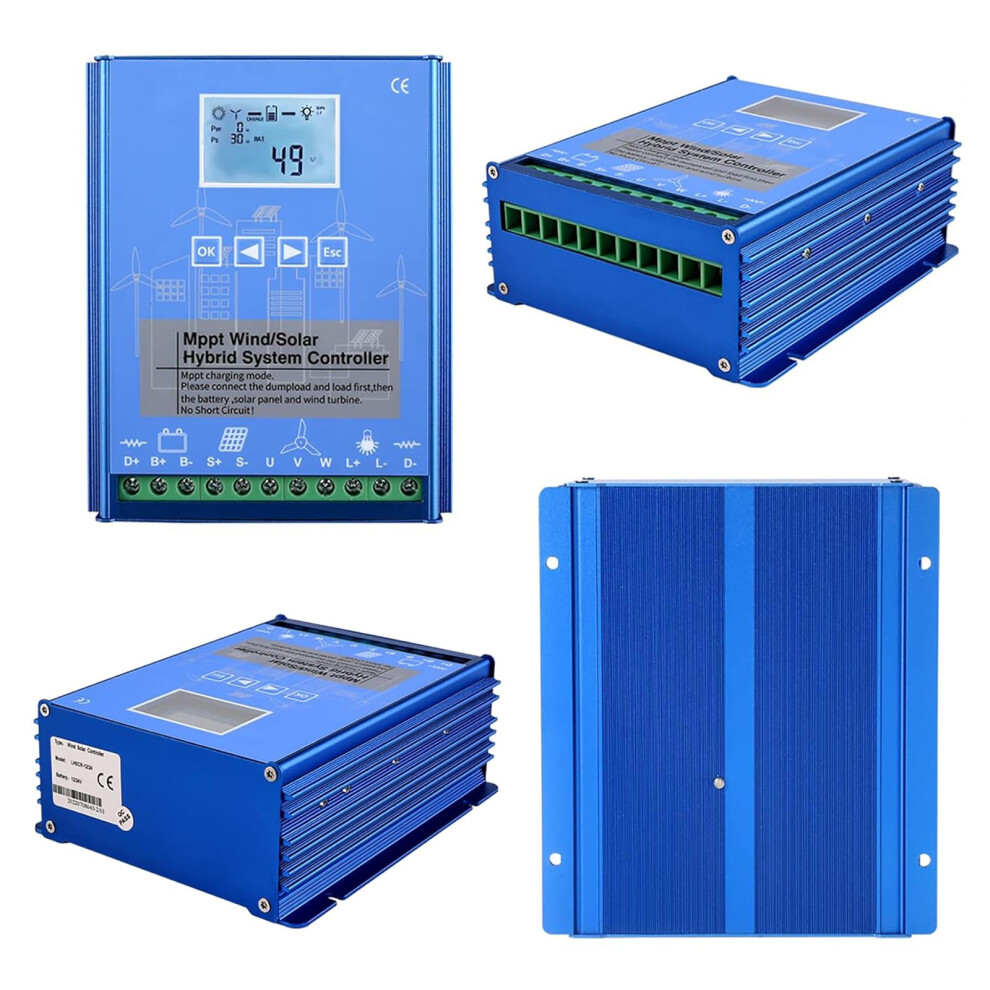 12000W Mppt Hybrid Charge Controller 48V For Wind Solar System With Lcd Display And Dump Load 9073542234722