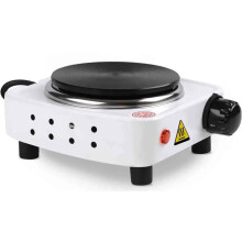 500W White Electric Pot Hot Plate Warmer for Chocolate Candle Making Supplies, Wax Melting Device EU Plug