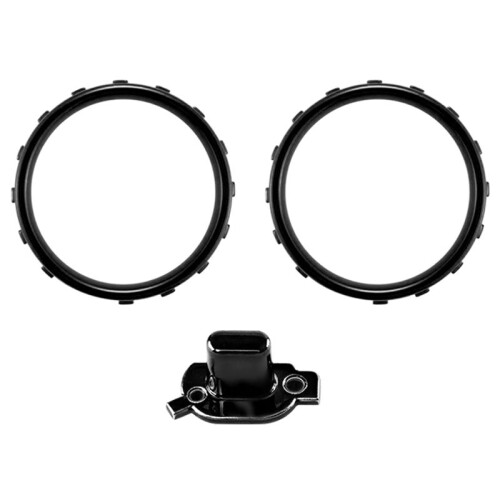 3Pcs Accent Rings Accessories Profile  Buttons Matte Chrome Plated for  One Elite Series 2 Game Controller B