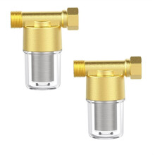 2pcs Water Filter, Capable of Filtering Out Impurities of 40 Microns in Water, Suitable for Washing Machine and Showers