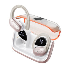 Wireless Earbuds Sport 5.3 Headphones with HD ENC Noise Cancelling Mic, in Ear Headsets Rose Gold