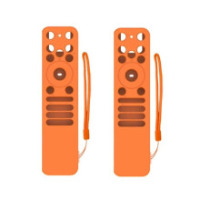 2Pcs Silicone Case for MR25GA Remote Controller Cover with Lanyard Shockproof Soft Shell Sleeve Protect