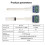 Digital PH Meter Multipurpose Acidity Meter Pen Type PH/ORP/TEMP Tester Soil Analyzer with Display for Pool Aquarium 8