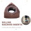 10PCS WNMU080608EN- Carbide Inserts Double Sided Hexagonal Fast Feed WNMU 080608 Milling Cutter Inserts Roughing Tools 5