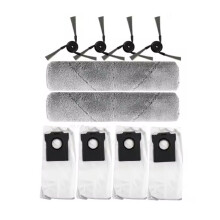 10PCS for Mova Z5 / Z5 Pro / Z50 Ultra Tracked Mop Cloth Side Brush Dust Bag Replacement Parts