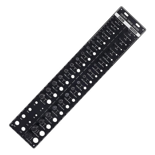 Nut and Bolt Thread Inspection Device Aluminum Screw Measuring Gauge Bolt Thread Inspector 2