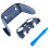 For PS5  Top Bottom Decorative Trim Shell Replacement Front Back Clip Shell for PS5  Wireless Controller Grey 1