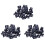 Screw Bracket Mount Saddles Bases Cable Tie Bracket 23mmx16mm 90 Units Black 1