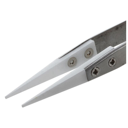 10X Ceramic Tweezers - Heat Resistant - Pointed Tip
