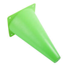 Green Soccer Cones 10pcs 23cm Football Barriers for Training Coaching & Play
