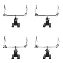 4X Third Hand Soldering Iron Stand Clamp Helping Hands Clip Tool PCB Holder Electrical Circuits Hobby