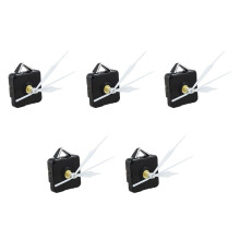 5 Pcs Mains Blanches Mecanisme de Mouvement de Mur de Quartz Mecanisme de Pieces de Rechange