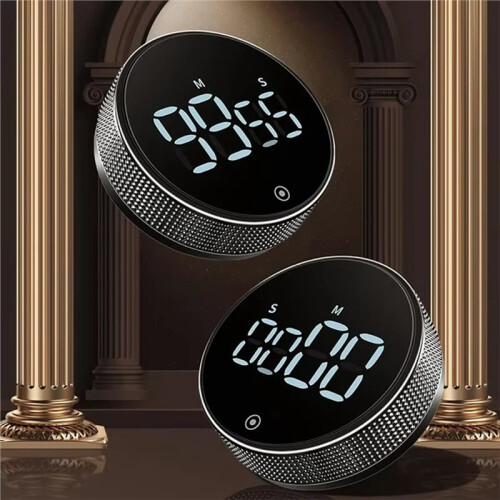 Magnetic Kitchen Timer Digital Timer Manual Countdown Rotary Timer Mechanical Cooking Timer Cooking Shower Stopwatch 1