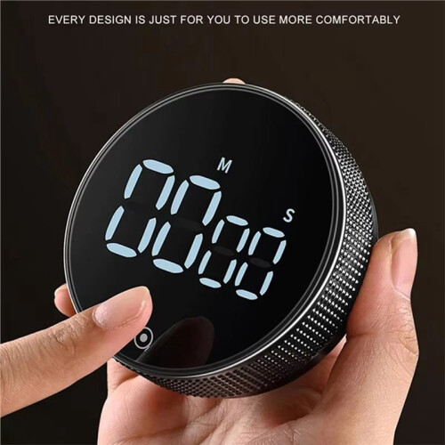 Magnetic Kitchen Timer Digital Timer Manual Countdown Rotary Timer Mechanical Cooking Timer Cooking Shower Stopwatch 2