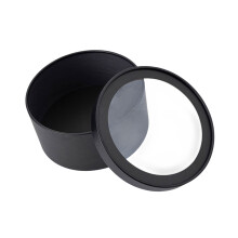 Functional Clear Plastic Flower Box Perfect For Custom-Black