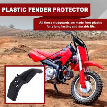 Motorcycle Plastic Kit Front Mudguard for 50 SX 2016-2019 Dirt Pit Bike Taotao DB20 (BLACK)