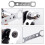 2.4-4.8 mm Effort-Less Electric Rivet Adapter Kit High Efficiency Cordless Home Riveting Nut Machine Tool 6