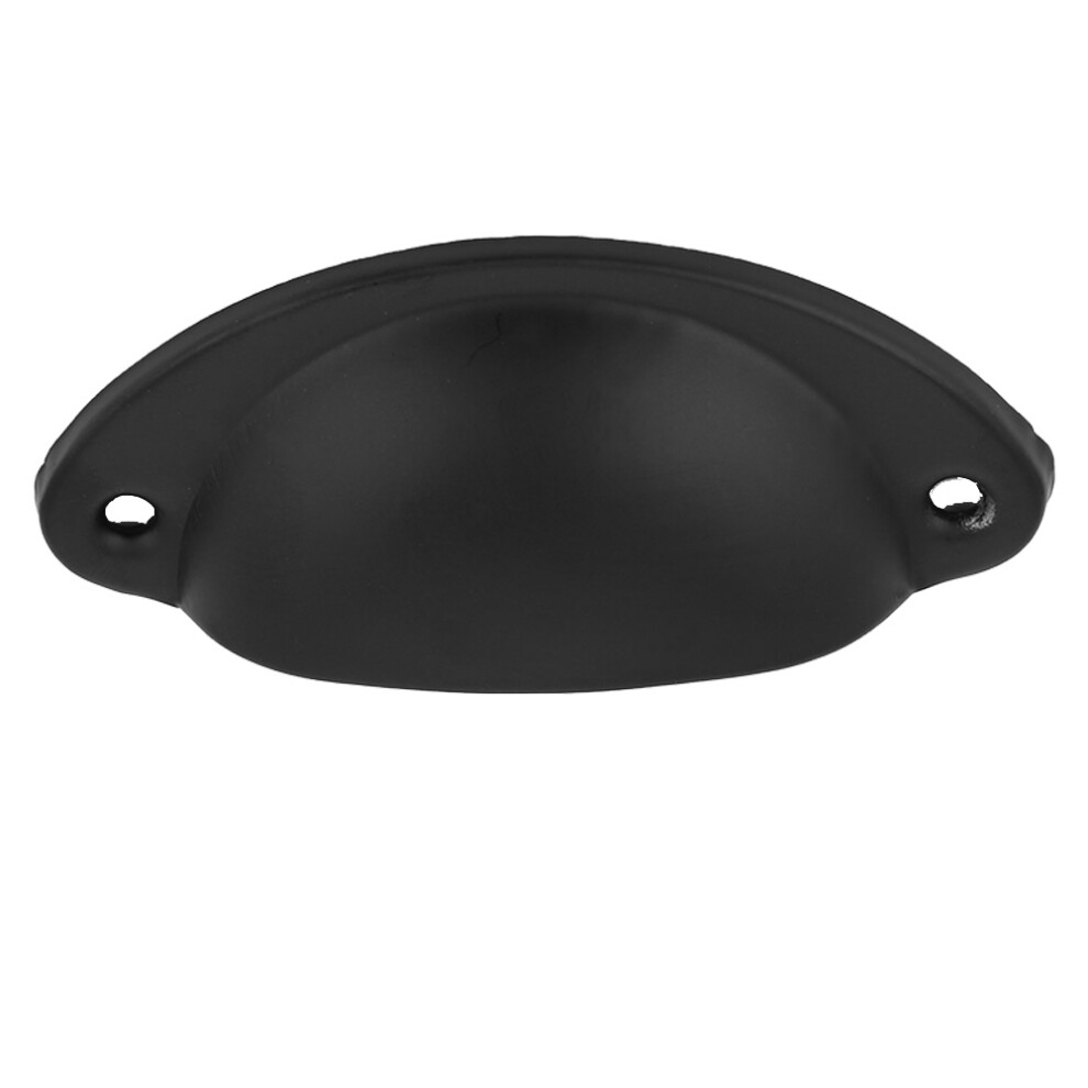 Metal Shell Pull Handle Black Antique Finish For Cabinets & Drawers 96Mm 7681393774216