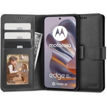 Puzdro-peňaženka Tech-Protect pre Motorola Edge 50 Neo - čierne