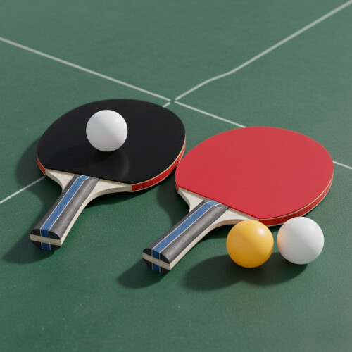 Table Tennis Set with 2 Paddles & 3 Balls 2