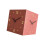 Decorative Wall Clocks Sensors Light Square Double Sided-Pink 1
