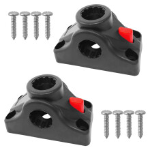 Boats Fishing Rod Mount 360 Rotating Fishing Rod-2 pieces