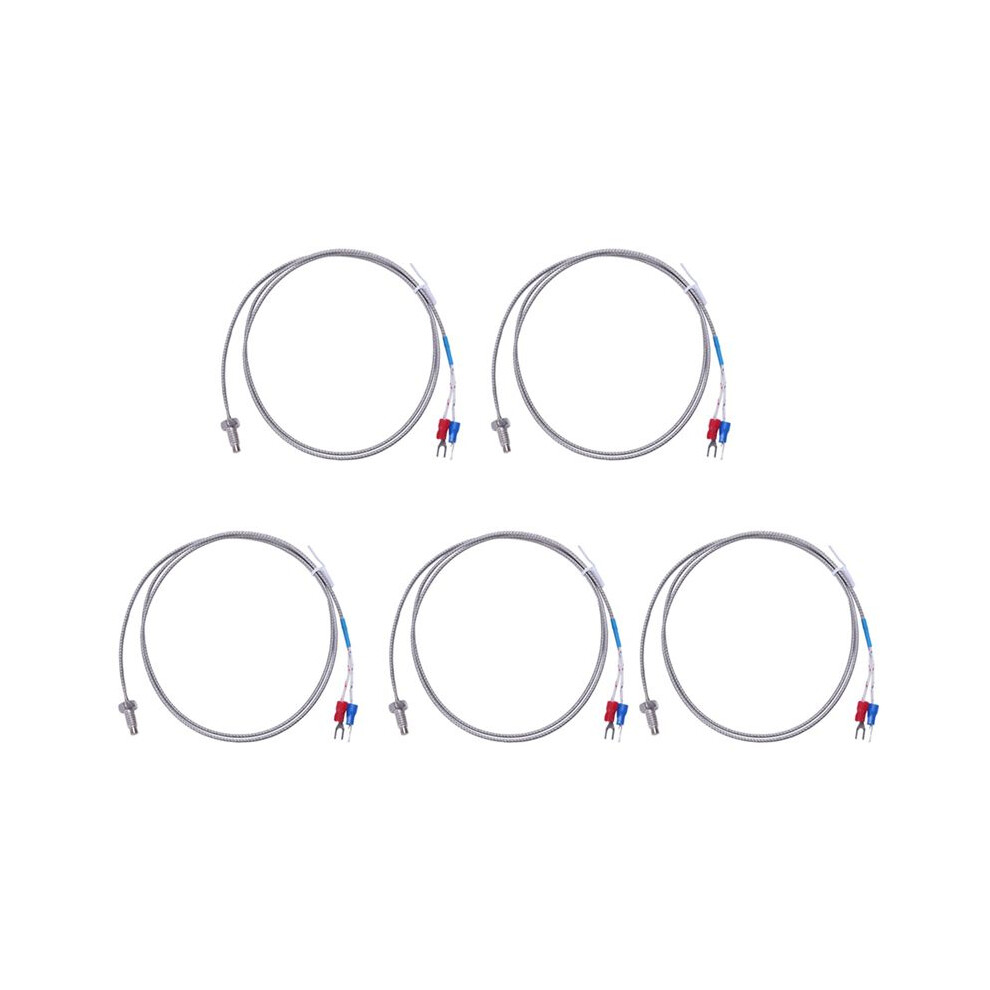5Pcs 3.3Ft K Type Thermocouple Temperature Controller 0-400C Sensor Probe 6031281839755