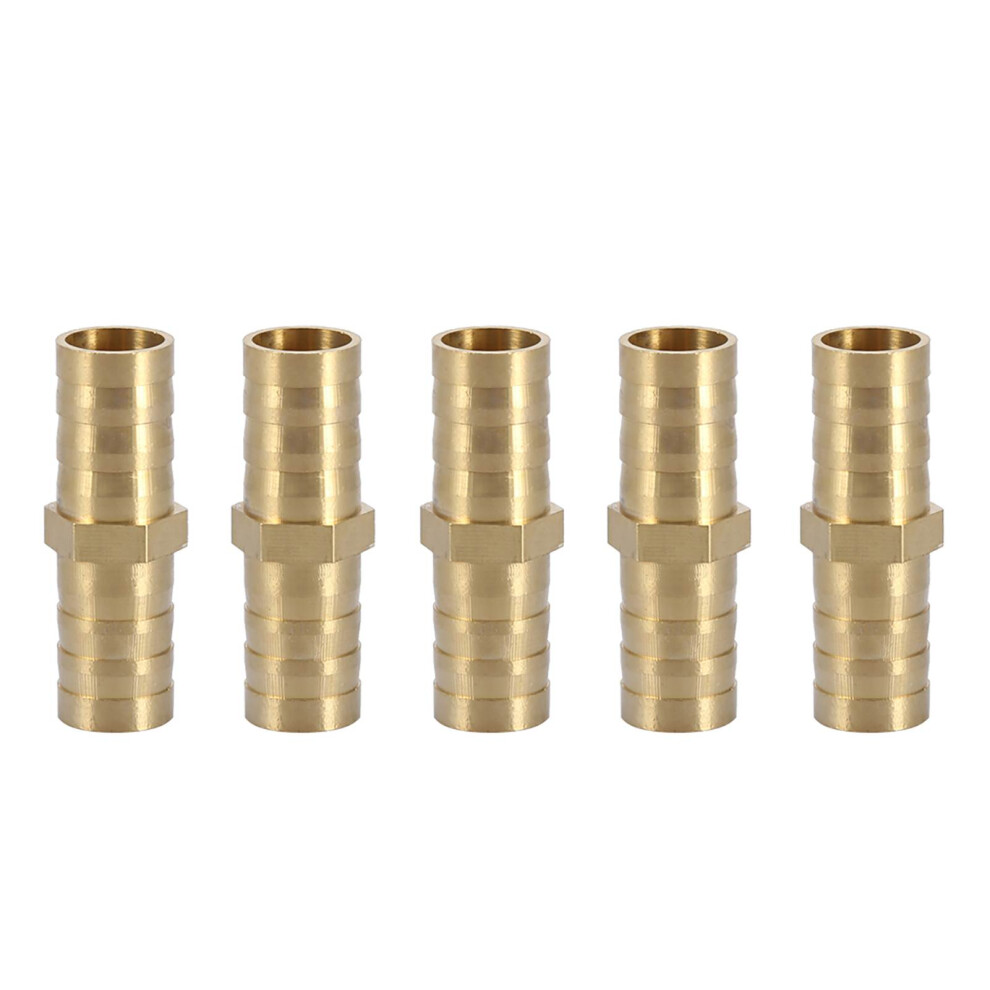 Brass Barbed Pipe Connector 6-20Mm - Straight 2-Way Tube Joiner 6931393774428