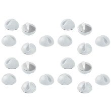 20 Pcs Multipurpose Desktop Cable Tidy Holder Clips Wire Cord Fixer Wire Cable Organisers Charging Cable Fixer