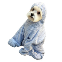 High Absorbent Full Wrapped Pet Bath Towel Easy to Wear-L