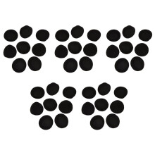 20 Pair 55mm Replacement Earphone Pad Covers for Headset Headphone Black
