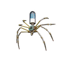 Metal Puzzle Steampunk Mechanical Spiders DIY Assembly-Silver