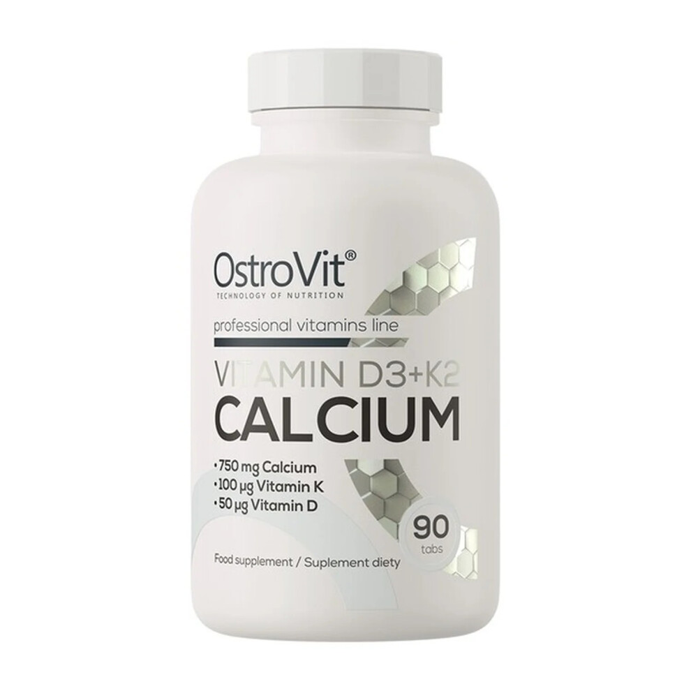 Vitamin D3 + K2 Calcium - 90 tablets