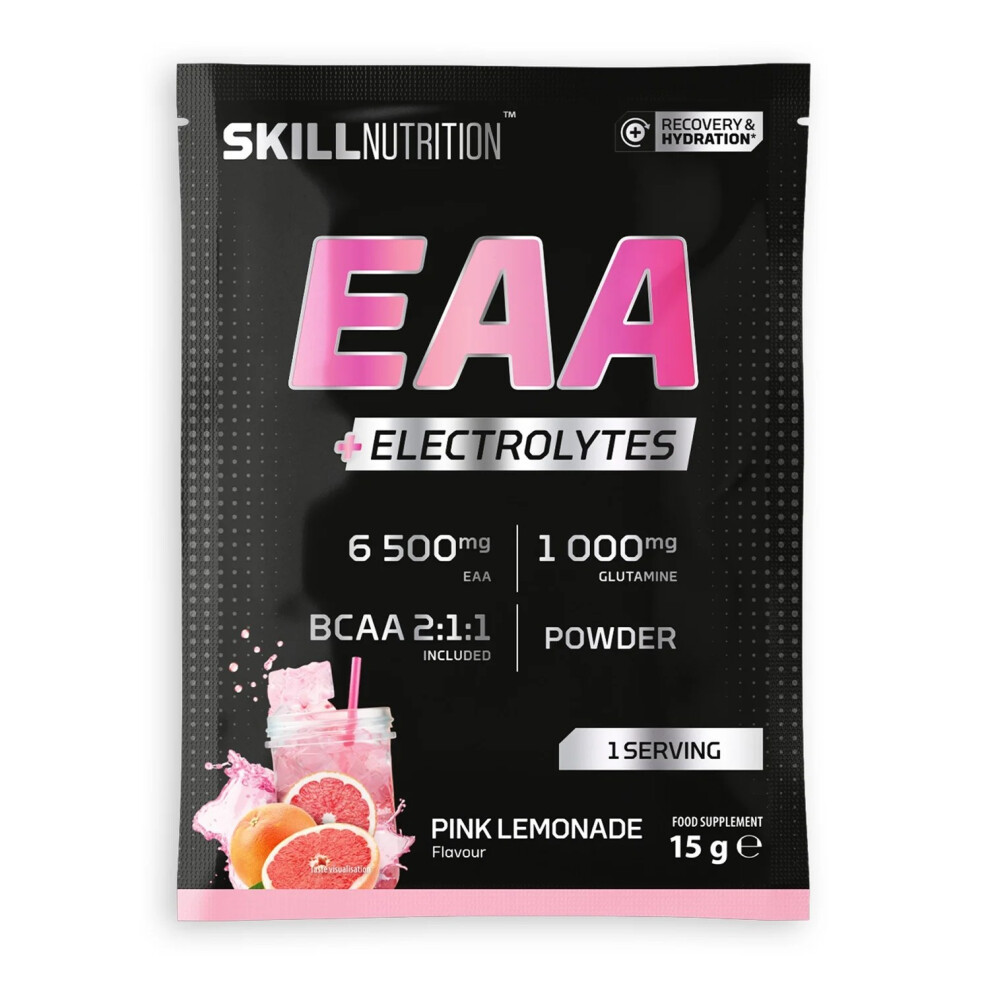 EAA + Electrolytes, Pink Lemonade - 15 grams (1 serving)