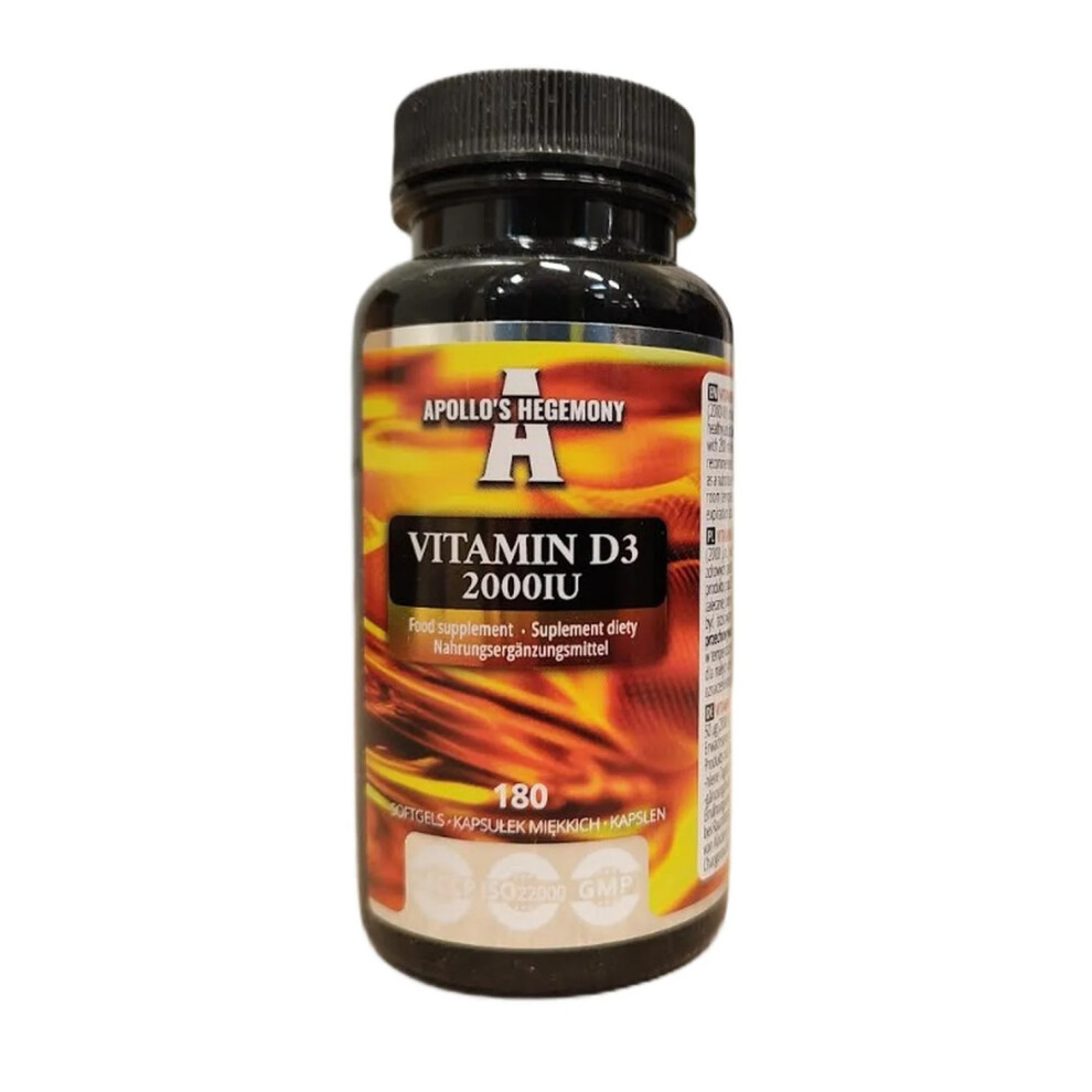 Vitamin D3 2000IU - 180 softgels