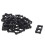 200X 18650 Lithium Battery Double Holder Bracket for DIY Cell Pack Black 2