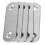 60mm x 16mm Straight Repair Joining Mending Flat Plate Bracket 20Pcs 5